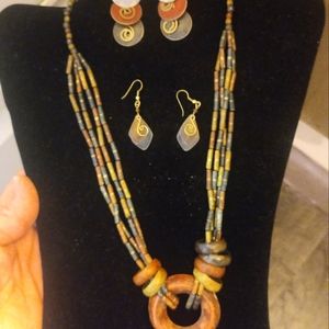 Wooden vintage 5 PC set